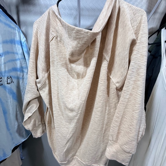 iGENJUN Beige Hooded Sweatshirt - Picture 3 of 4